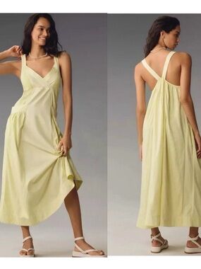 Anthropologie Daily Practife yellow sundress